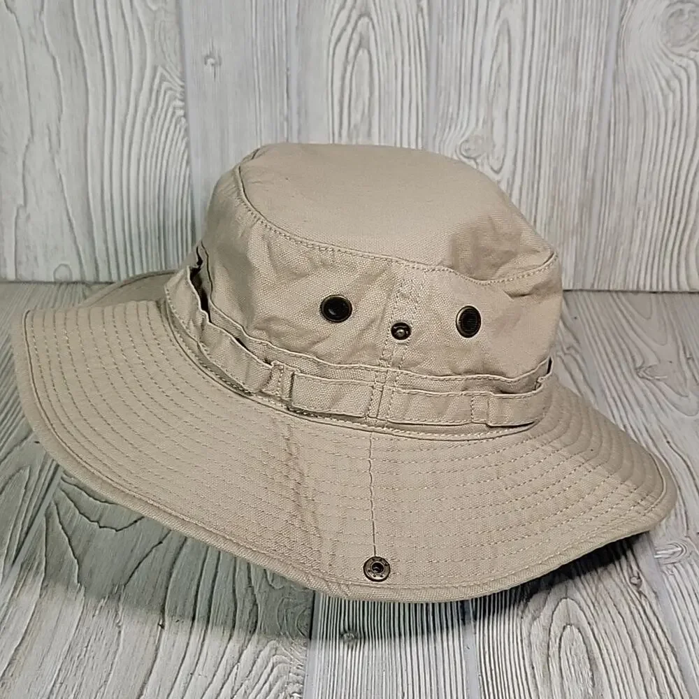 Concept One Wide Brim Fishing Hat Booney Hat Chin Strap